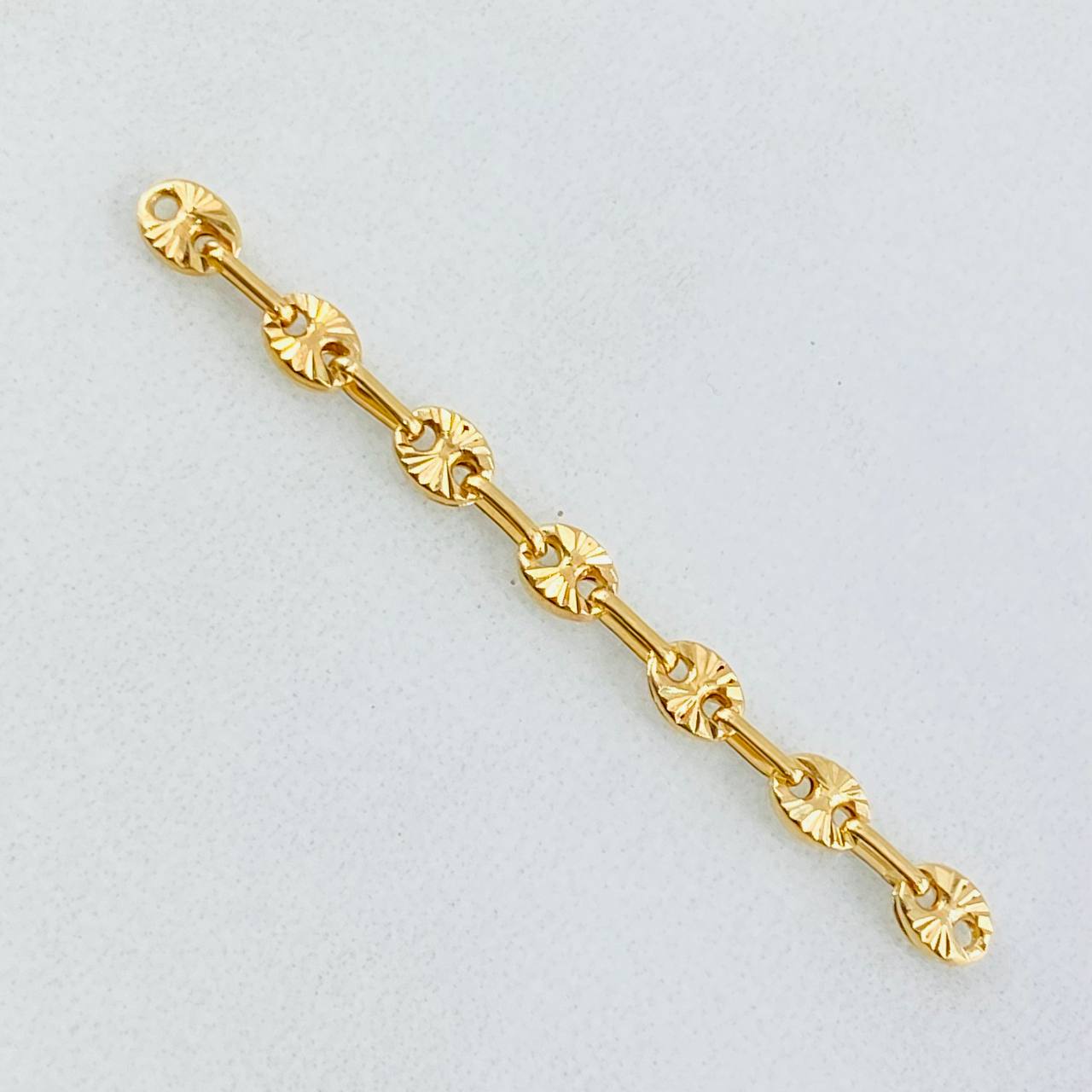 Herraje Retazo GC 7 Eslabones 0.45gr / 4.2cm / 3.2mm Oro Amarillo 18K