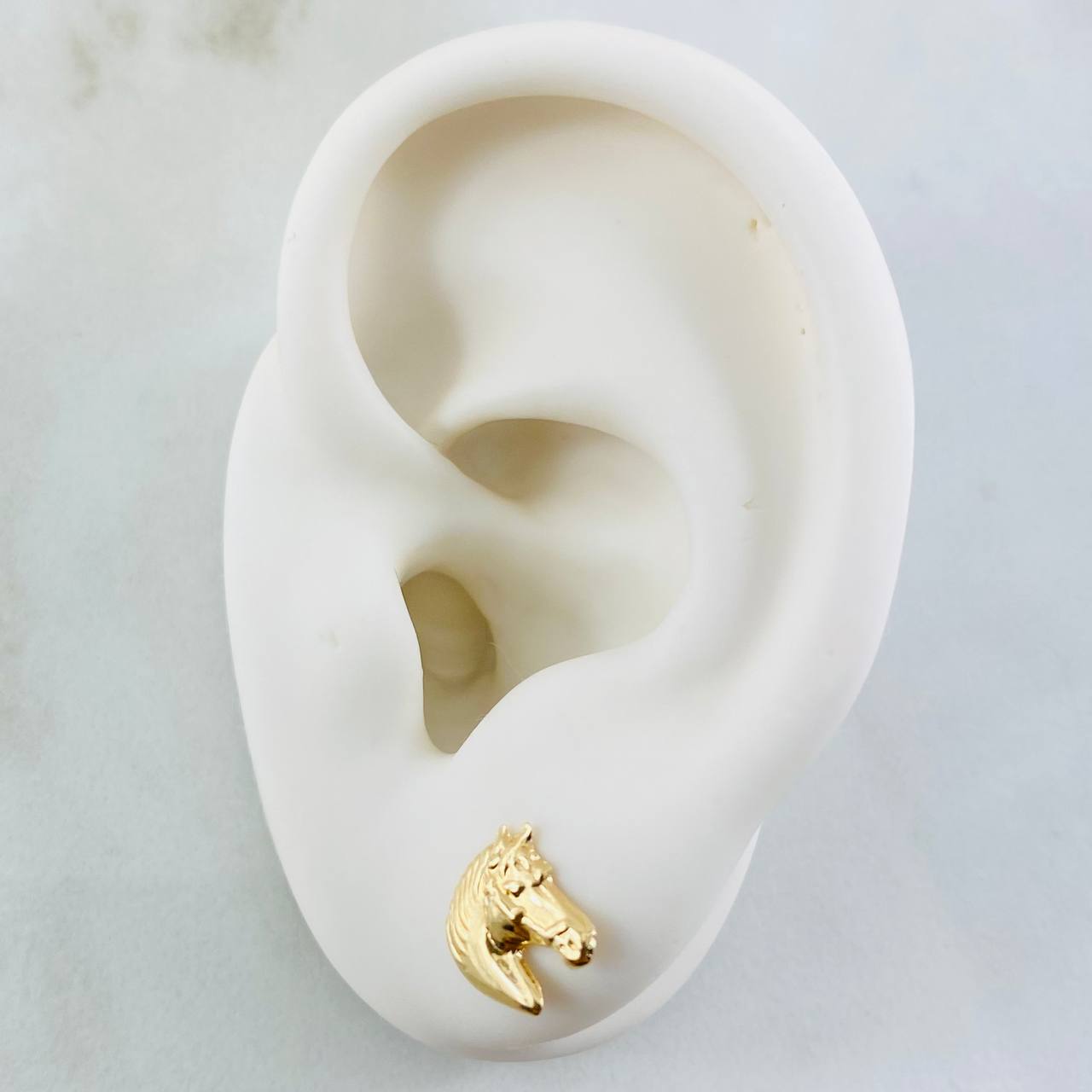 Topos Caballo 0.9gr / Oro Amarillo 18K *