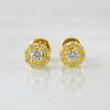 Topos Halo 0.95gr / 5mm Oro Amarillo 18K