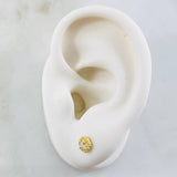 Topos Halo 0.95gr / 5mm Oro Amarillo 18K