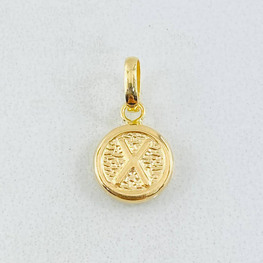 Dije Letra X 0.35gr / 1.5cm / Oro Amarillo 18K