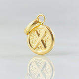 Dije Letra X 0.35gr / 1.5cm / Oro Amarillo 18K