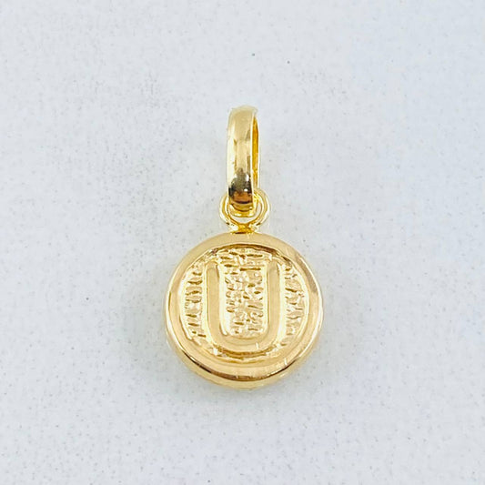 Dije Letra U 0.35gr / 1.5cm / Oro Amarillo 18K