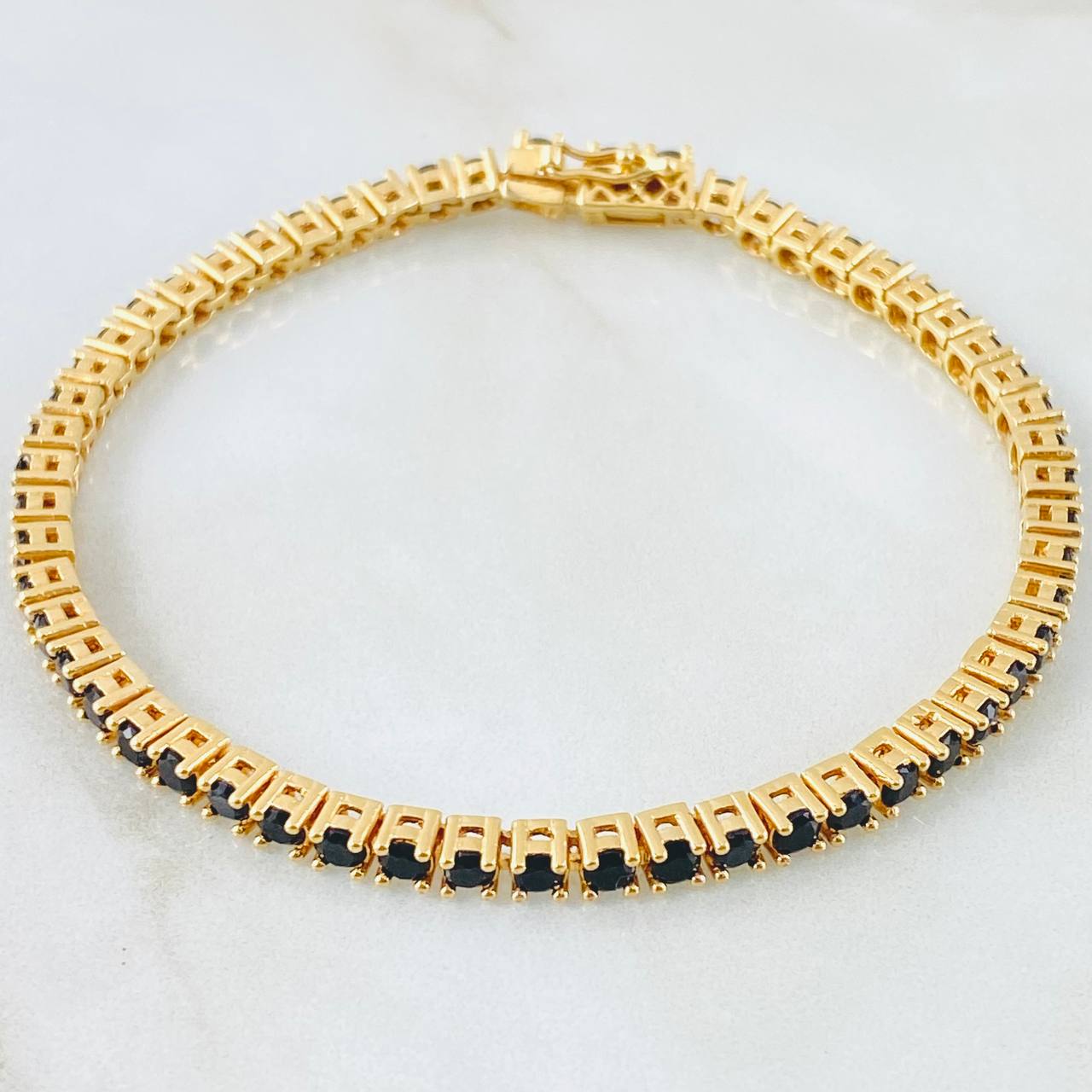 Pulso Tennis 18.7gr / 20.5cm / Oro Amarillo Nac.Esp. 18K ©