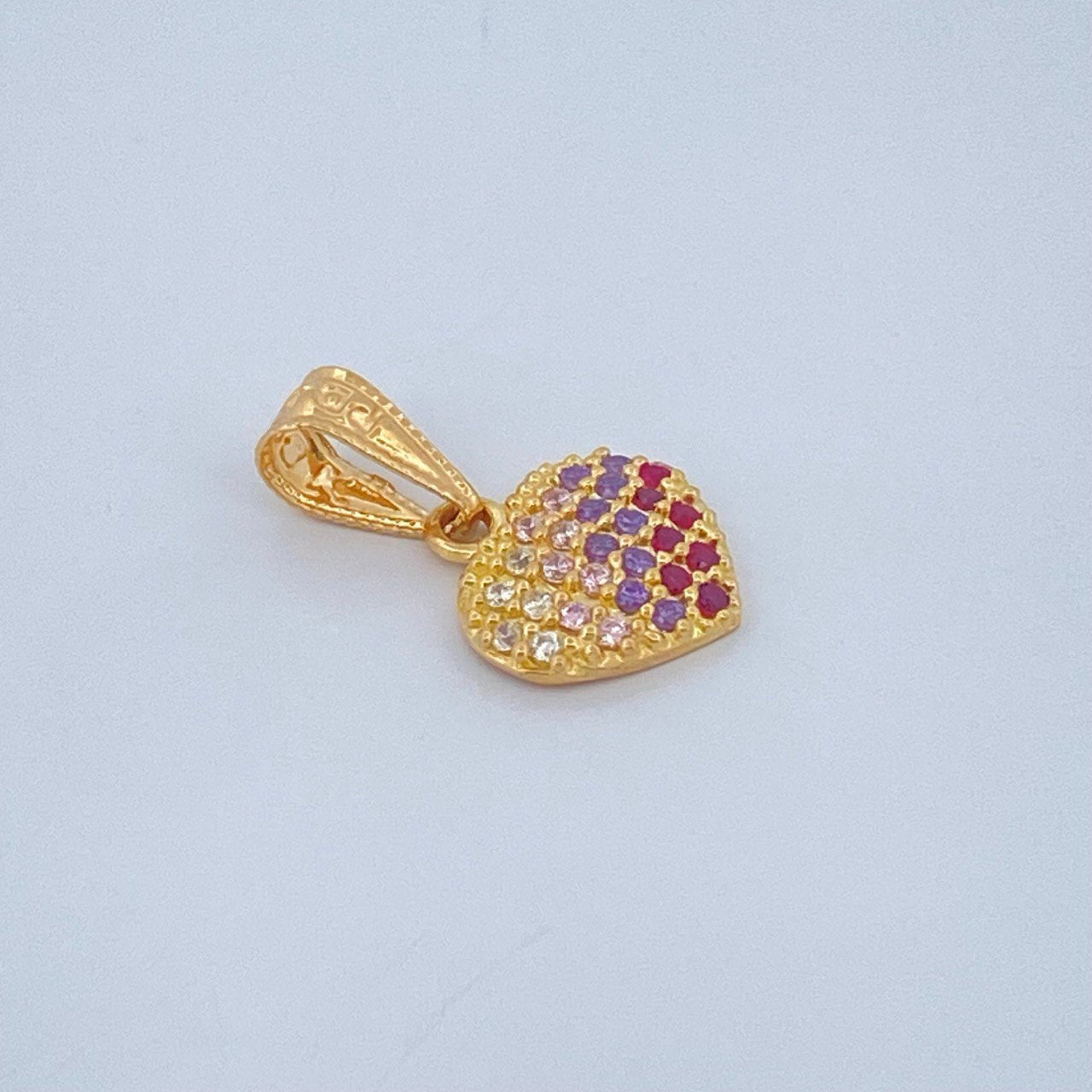 Dije Corazon 0.7gr / 1.5cm / Oro Amarillo 18K &