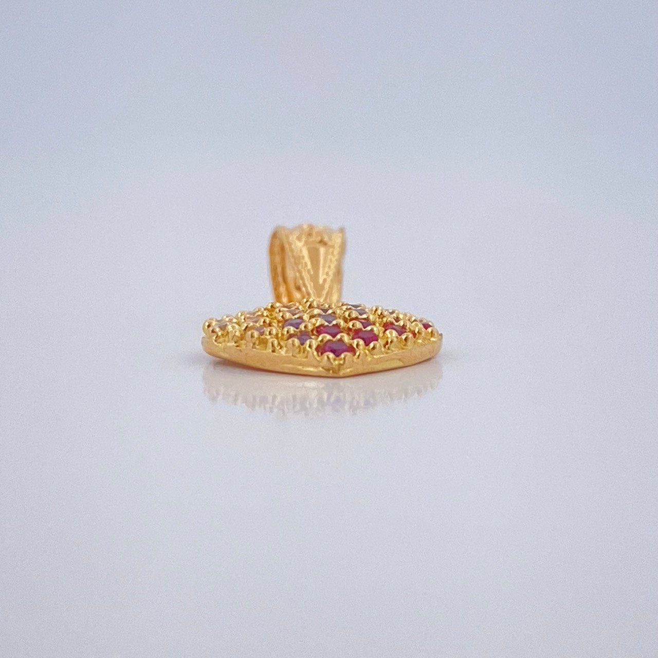 Dije Corazon 0.7gr / 1.5cm / Oro Amarillo 18K &