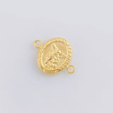 Herraje San Miguel Arcangel 0.9g / 1.9cm Oro Amarillo 18K