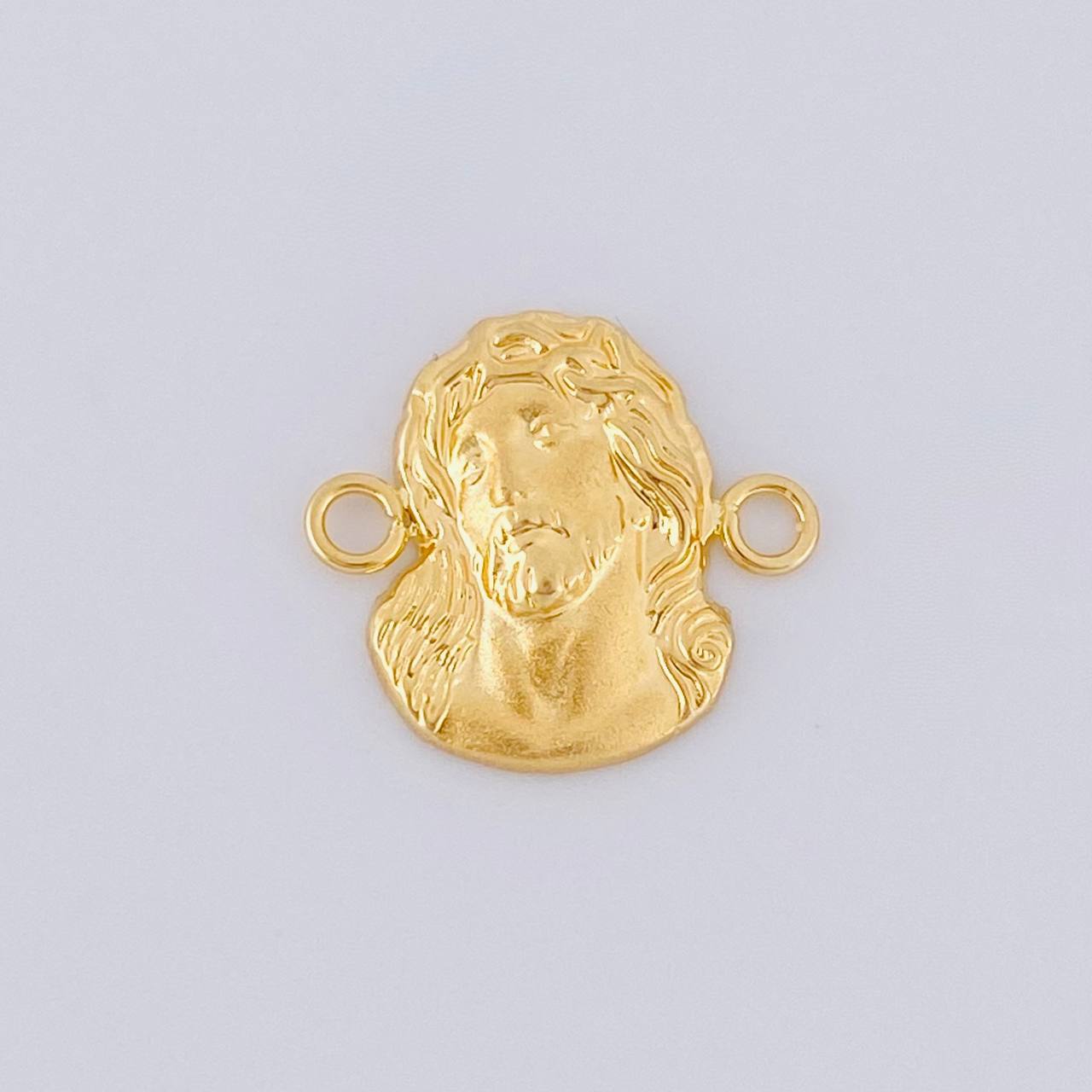 Herraje Rostro de Cristo 0.8g / 1.6cm Oro Amarillo 18K