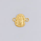 Herraje Rostro de Cristo 0.55g / 1.4cm Oro Amarillo 18K