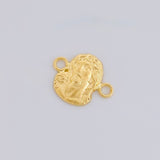 Herraje Rostro de Cristo 0.55g / 1.4cm Oro Amarillo 18K