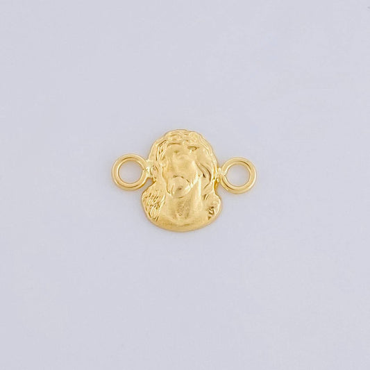 Herraje Rostro de Cristo 0.35g / 1.2cm Oro Amarillo 18K
