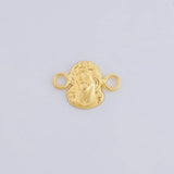 Herraje Rostro de Cristo 0.35g / 1.2cm Oro Amarillo 18K