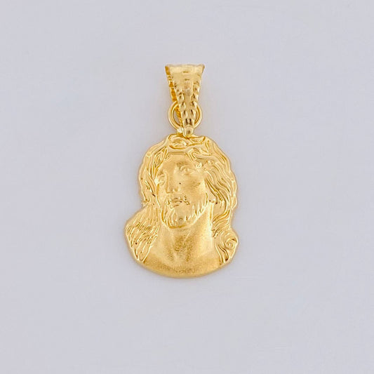 Dije Rostro de Cristo 0.9g / 2.4cm Oro Amarillo 18K