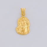 Dije Rostro de Cristo 0.9g / 2.4cm Oro Amarillo 18K