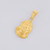 Dije Rostro de Cristo 0.9g / 2.4cm Oro Amarillo 18K