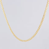 Cadena Cubana 2g / 49.5cm / 2.4mm Oro Amarillo 18K