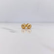 Topos Bola 0.7gr / 6mm Diamantadas Oro Amarillo 18K $