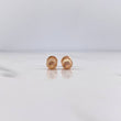 Topos Bola 0.55gr / 5mm Diamantadas Oro Rosa 18K $