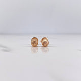 Topos Bola 0.55gr / 5mm Diamantadas Oro Rosa 18K $