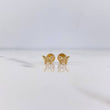 Topos Mariposa 0.45gr / Lisos Oro Amarillo 18K $