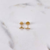 Topos Pulpo 0.45gr / Lisos Oro Amarillo 18K $