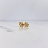 Topos Abeja 0.5gr / Lisos Oro Amarillo 18K $