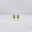Topos Mariposa 0.65gr / Circones Verde Rosado Blancos Oro Amarillo 18K $