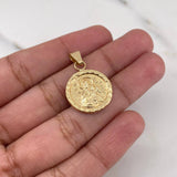 Dije Sagrado Corazon 1.5gr / 2.7cm / Virgen Del Carmen Troquelado Oro Amarillo 18K &
