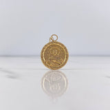 Dije Sagrado Corazon 1.5gr / 2.7cm / Virgen Del Carmen Troquelado Oro Amarillo 18K &