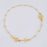 Pulso Denario Virgen Milagrosa 1.7 g / 18 cm / 1.8 mm Oro Amarillo 18K