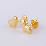 Topos Corazón 0.75gr Troquelado Oro Amarillo