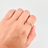 Anillo Clavo 1.55 g / T7 1/2 Oro Amarillo 18K