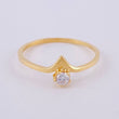 Anillo Solitario Vendetta 1.25gr / T7 1/2 / Oro Amarillo 18K ©