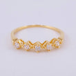 Anillo Estrellas Quintuples 1.45gr / T6 1/4 / Oro Amarillo 18K ©