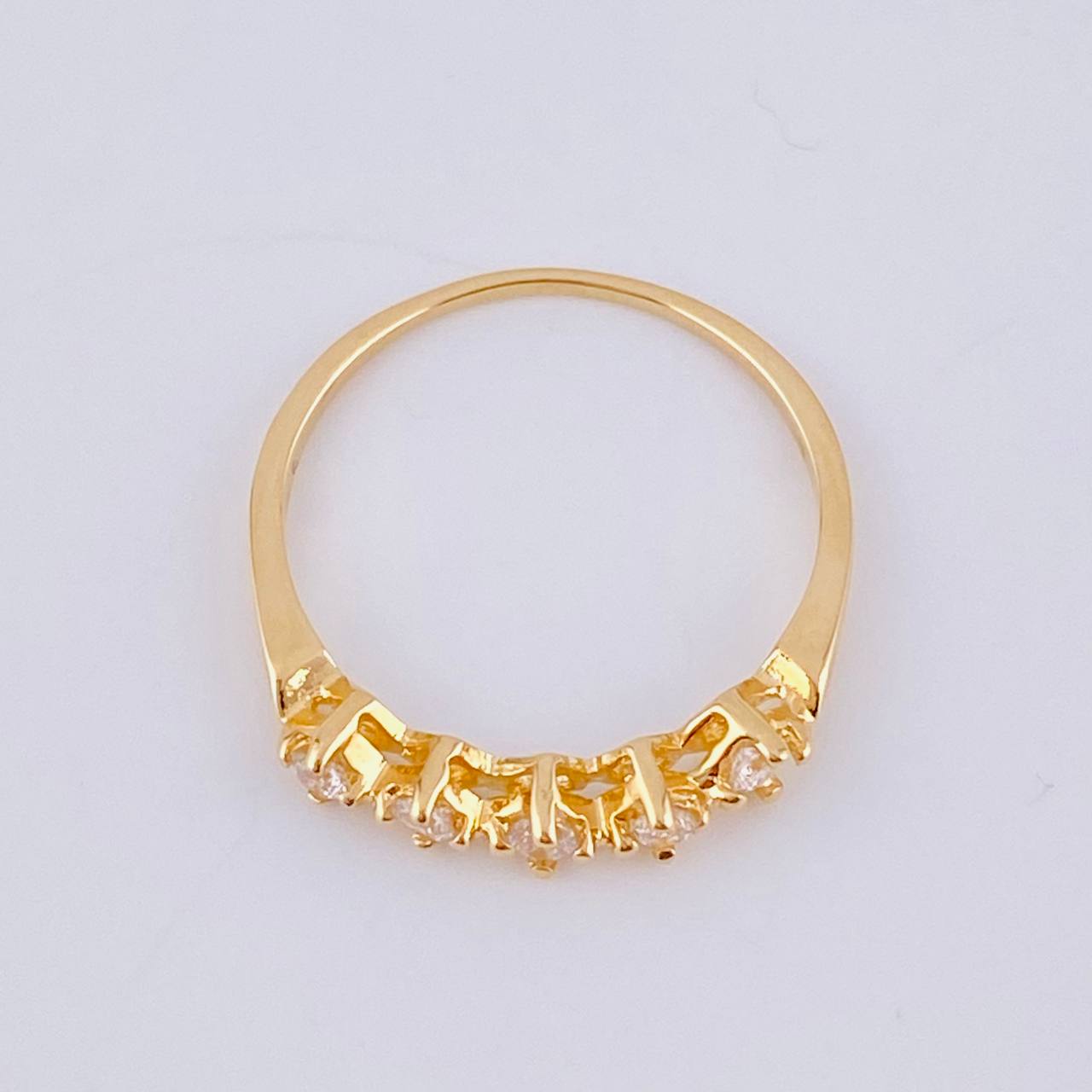 Anillo Estrellas Quintuples 1.45gr / T6 1/4 / Oro Amarillo 18K ©