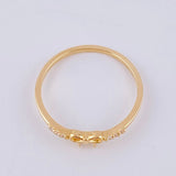 Anillo Moño 1.2 g / T7 Oro Amarillo 18K