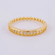 Anillo Carril Burbujas 1.95 g / T4 1/2 Oro Amarillo 18K
