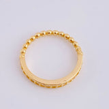 Anillo Carril Burbujas 1.95 g / T4 1/2 Oro Amarillo 18K