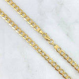 Cadena Cubaba 9.75gr / 65cm / 5mm Oro Amarillo +0 18K ©