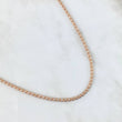 Cadena Ice 20.6gr / 60cm / 3.2mm Dos Oros Blanco Rosa 18K