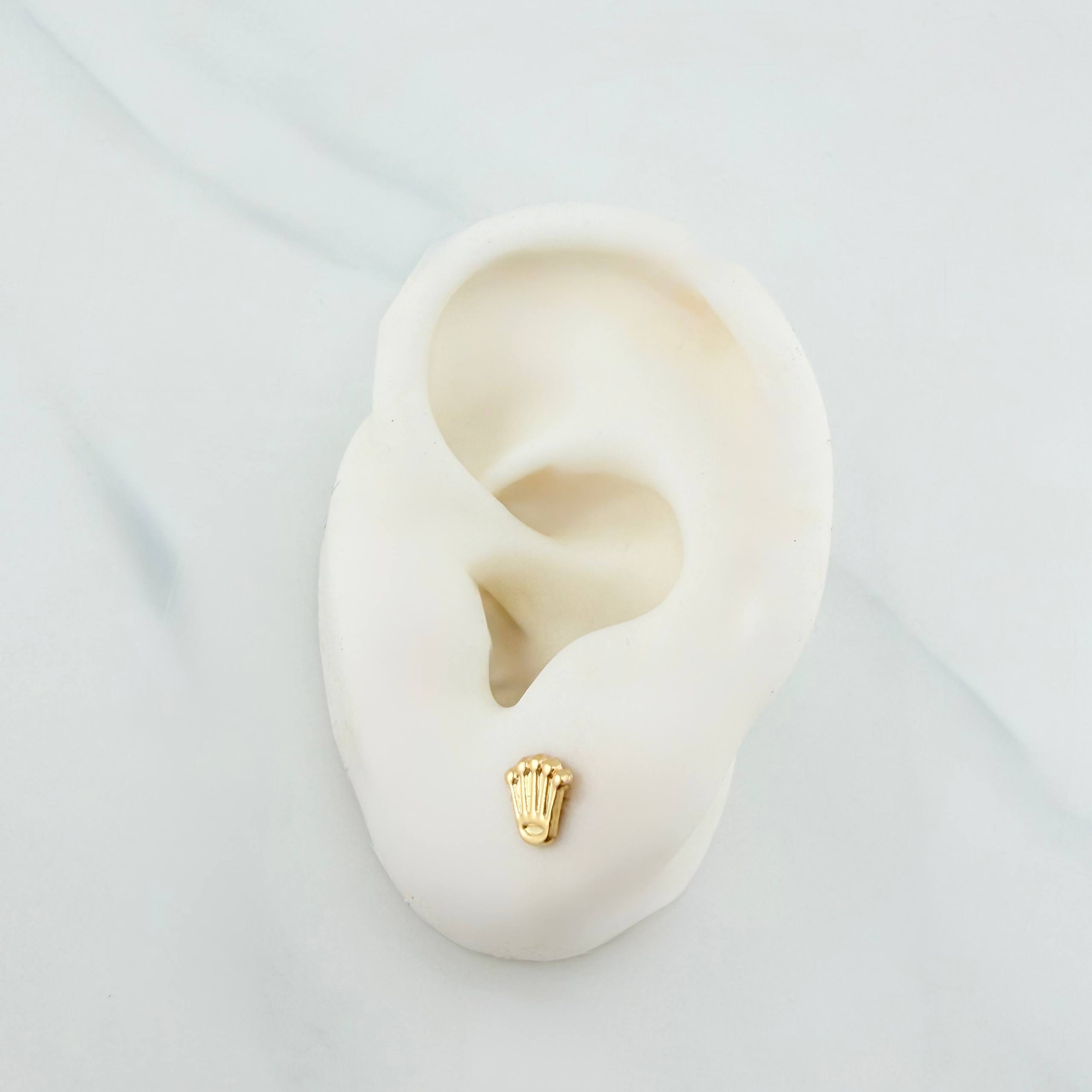 Topos Corona 0.6 g / 6.8 mm Oro Amarillo 18K