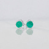Topos Circulo Esmeralda 50 Pts 0.75 g / 4.15 mm Plata 925