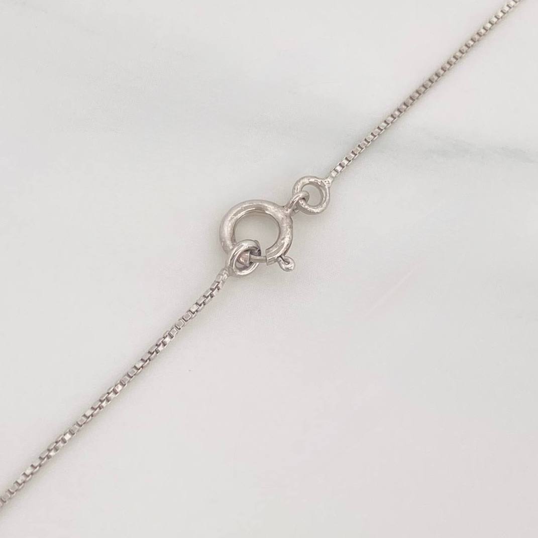 Cadena Ovalo Esmeralda 90 Pts 2.15 g / 48 cm / 0.74 mm Plata 925