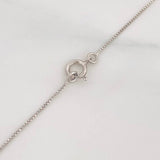 Cadena Ovalo Esmeralda 90 Pts 2.15 g / 48 cm / 0.74 mm Plata 925