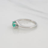 Anillo Solitario Esmeralda 41 Pts 2.05 g / T5 1/2 Plata 925