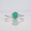 Anillo Solitario Esmeralda 41 Pts 2.05 g / T5 1/2 Plata 925