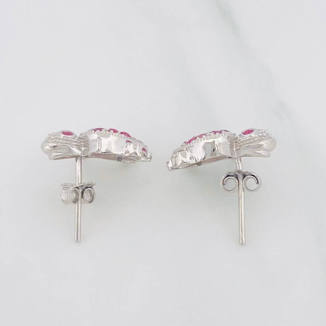 Topos Tortuga Rubí 90 Pts 3.3 g / 12 mm Plata 925