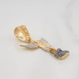 Dije San Miguel Arcángel 4.85 g / 4 cm Tres Oros 18K