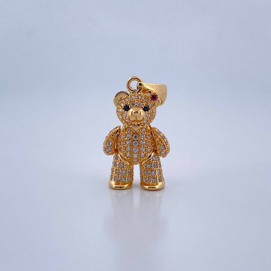 Dije Oso Articulado Corazon 4.65gr / 3cm / Oro 18K &