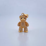 Dije Oso Articulado Corazon 4.65gr / 3cm / Oro 18K &